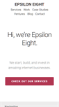 Mobile Screenshot of epsiloneight.com